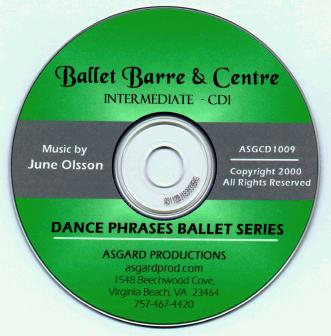 Ballet Barre & Center - Intermediate CD
