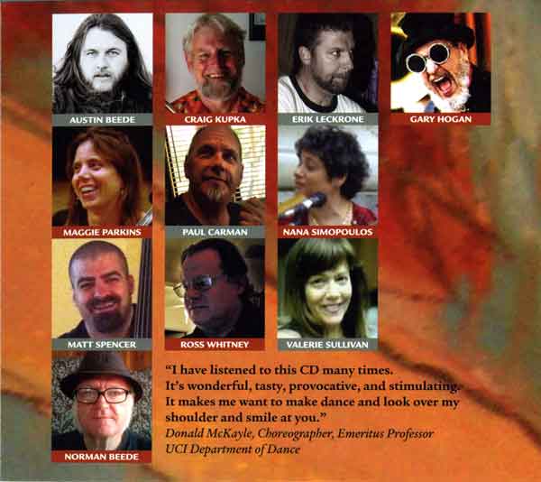 Modern Dance Environments 3 Cd insert