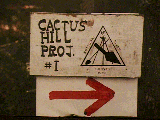 Cactus Hill Archaeology Site sign