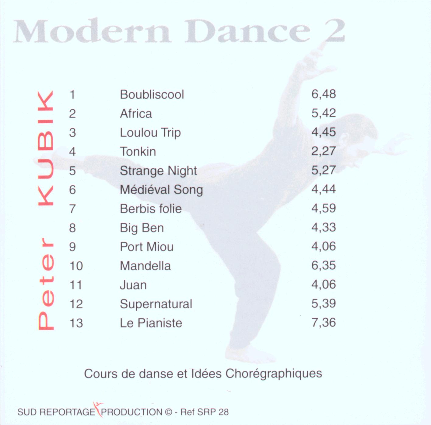 Modern Dance 2 Backcover